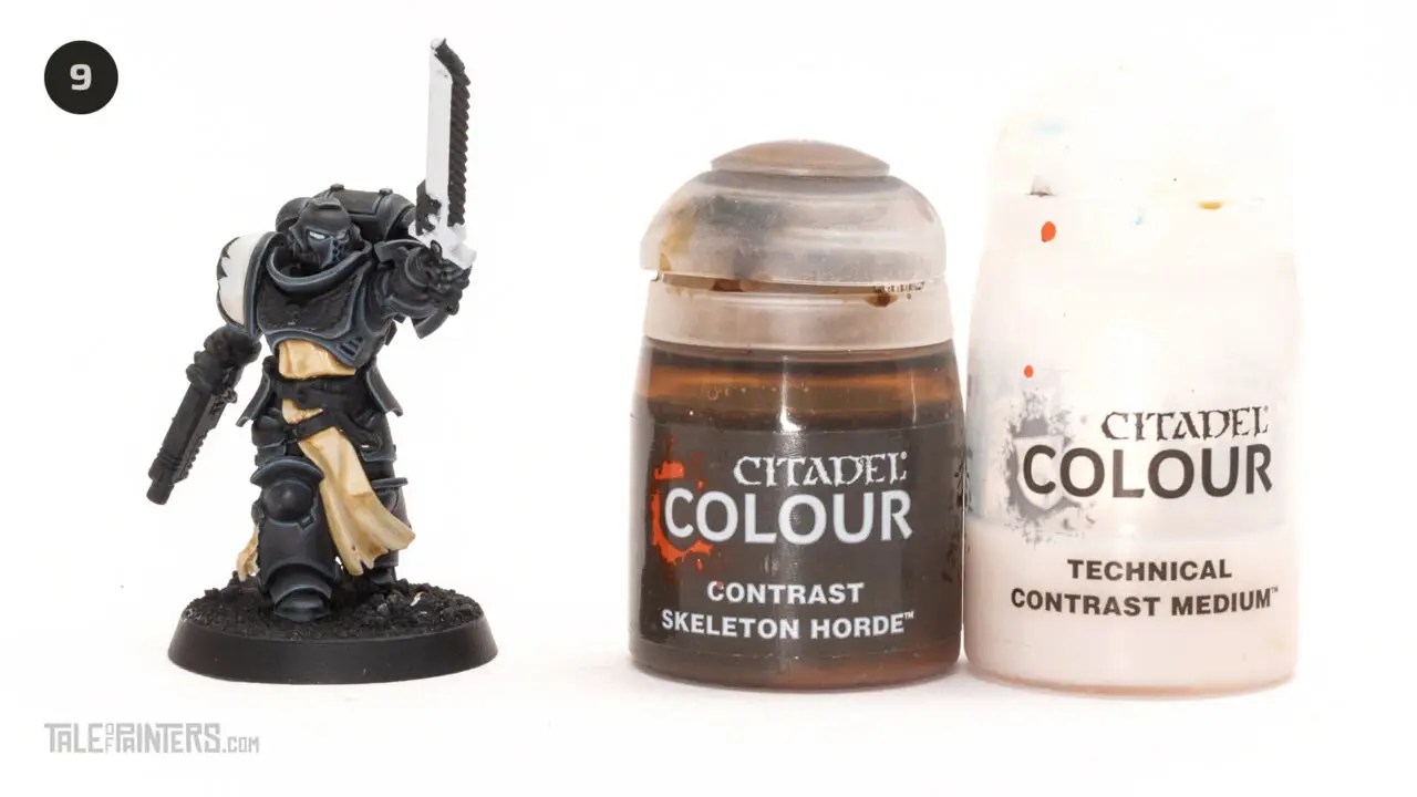 Tutorial How to paint Black Templars Crusader Squads » Tale of Painters