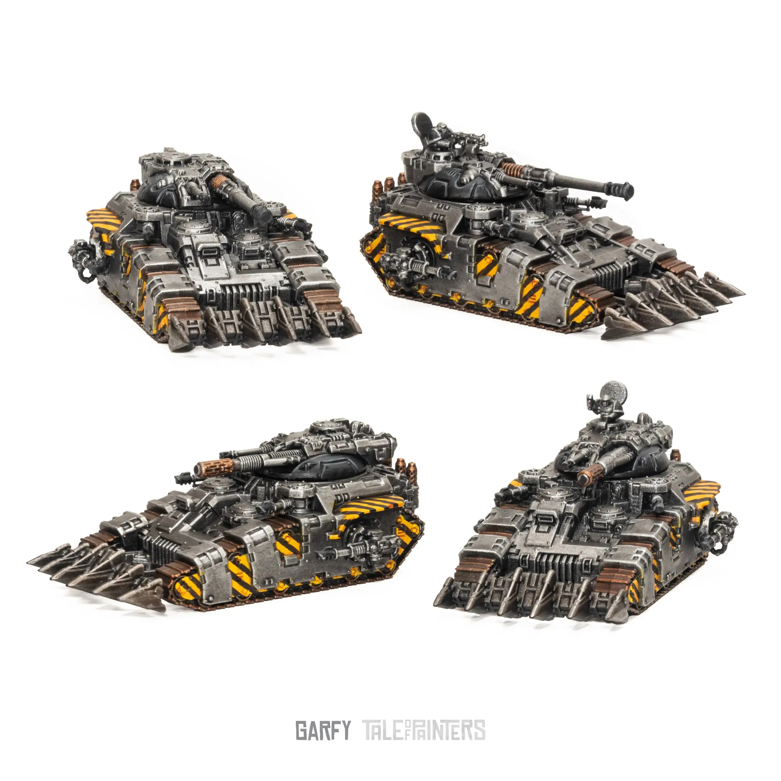 Showcase Legions Imperialis Iron Warriors Kratos Heavy Tanks » Tale of