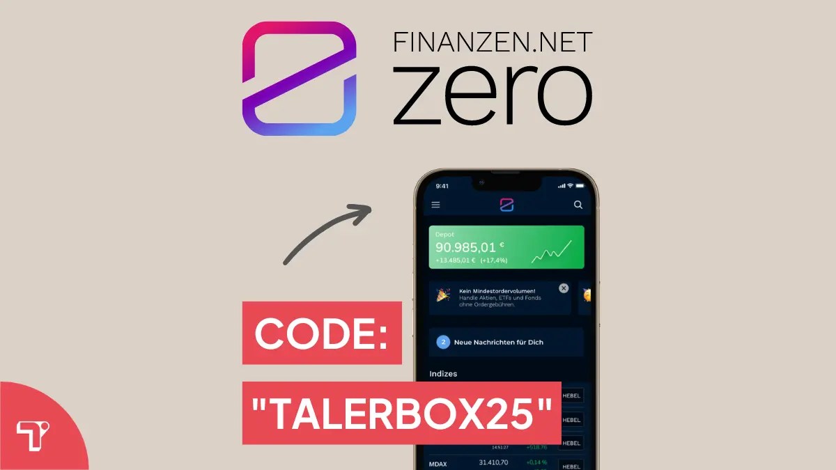 Zero Promo Code 25€ + 175€ Dezember 2023