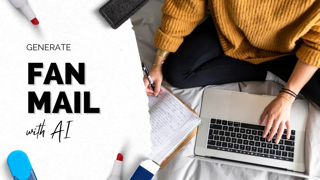 Fan Mail Generator Fan Letters Made Easy!