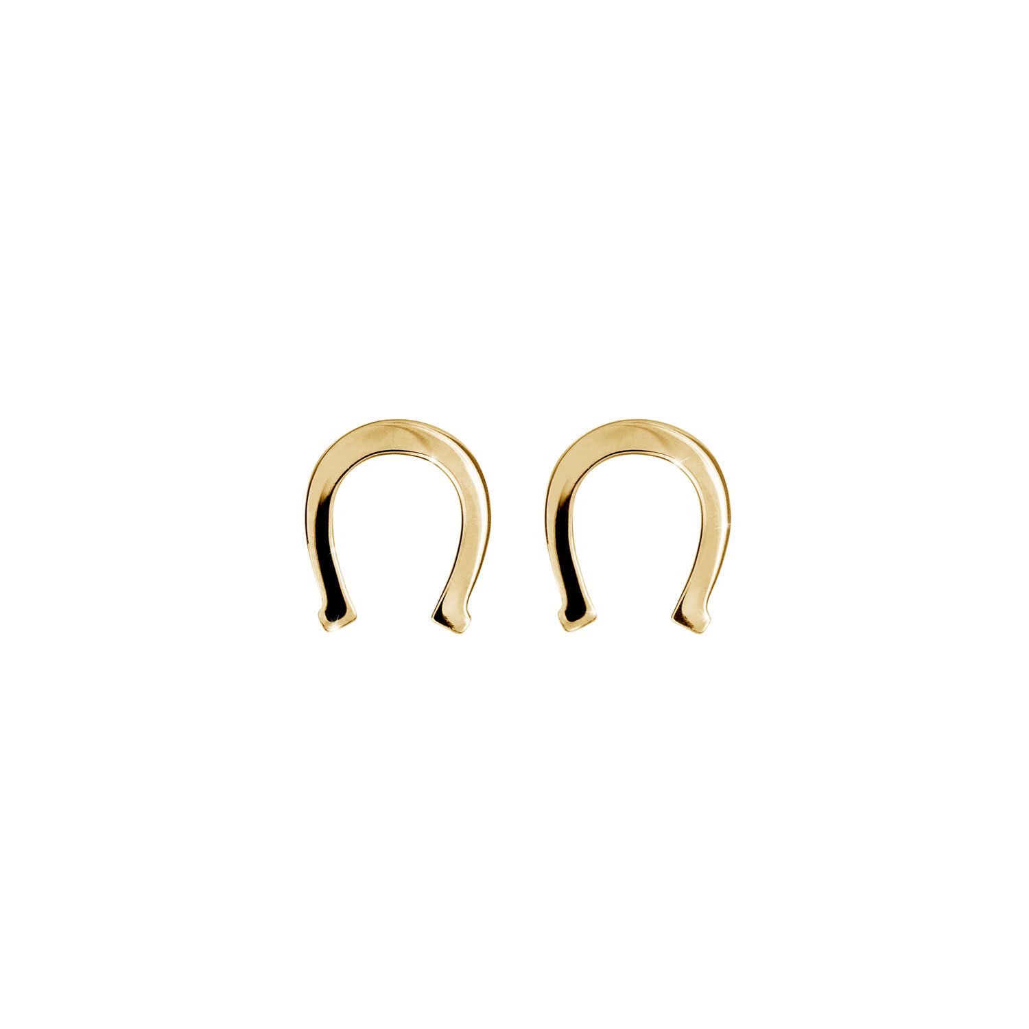 14k Gold Horseshoe Stud Earrings ubicaciondepersonas.cdmx.gob.mx