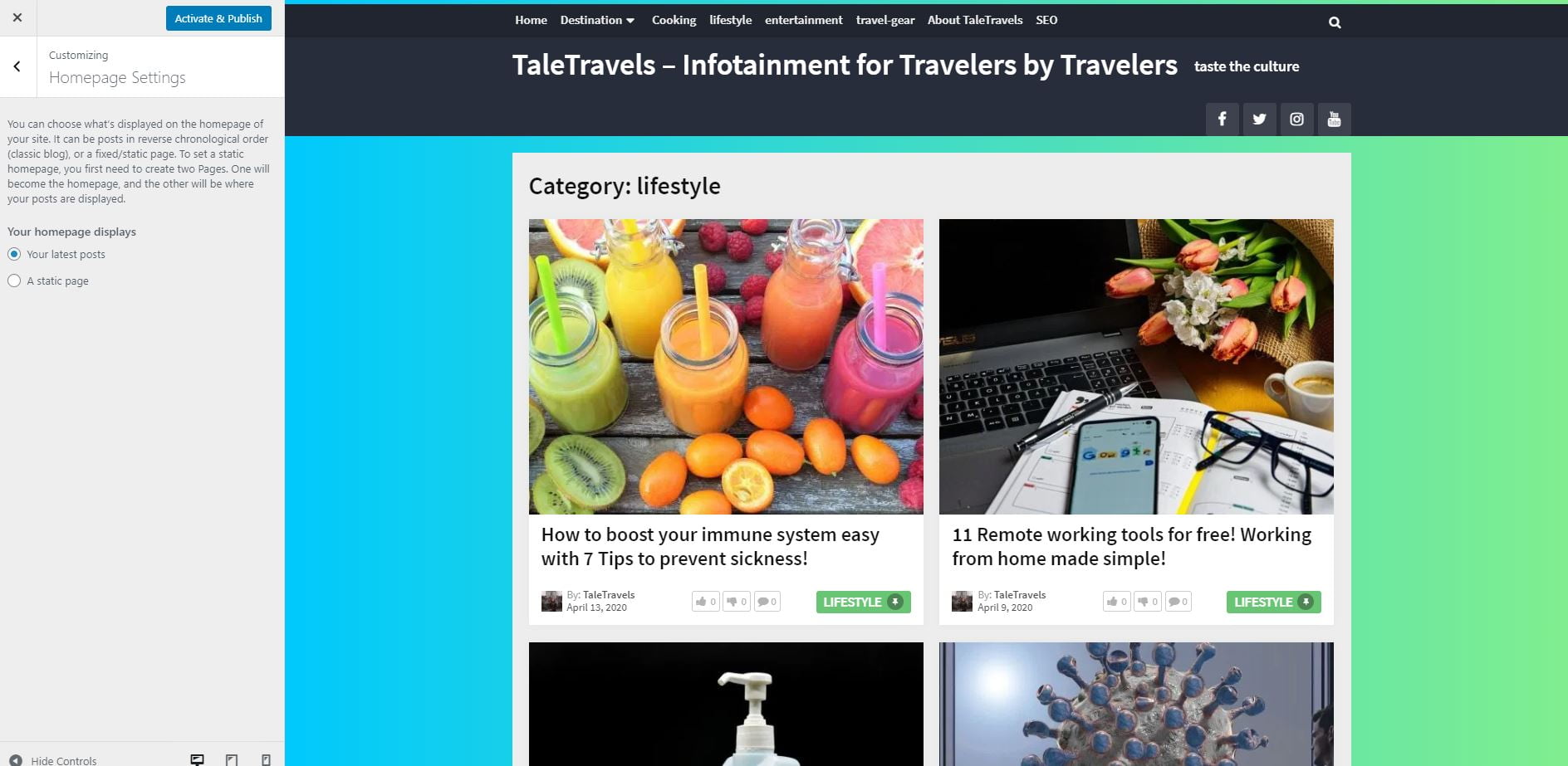 Clean free premium wordpress themes