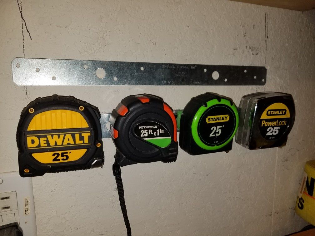 Need a tape measure storage location / method Volunteer Tasks