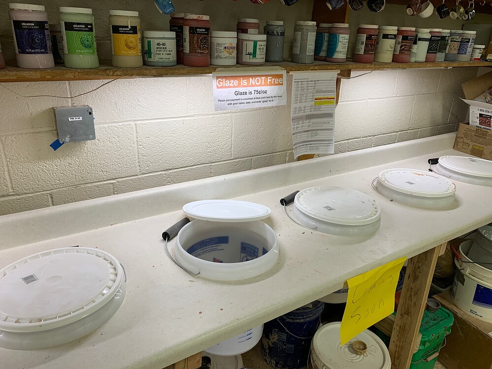 Ceramics Dip Glaze Station Vote and Fundraiser Ceramics MakeICT