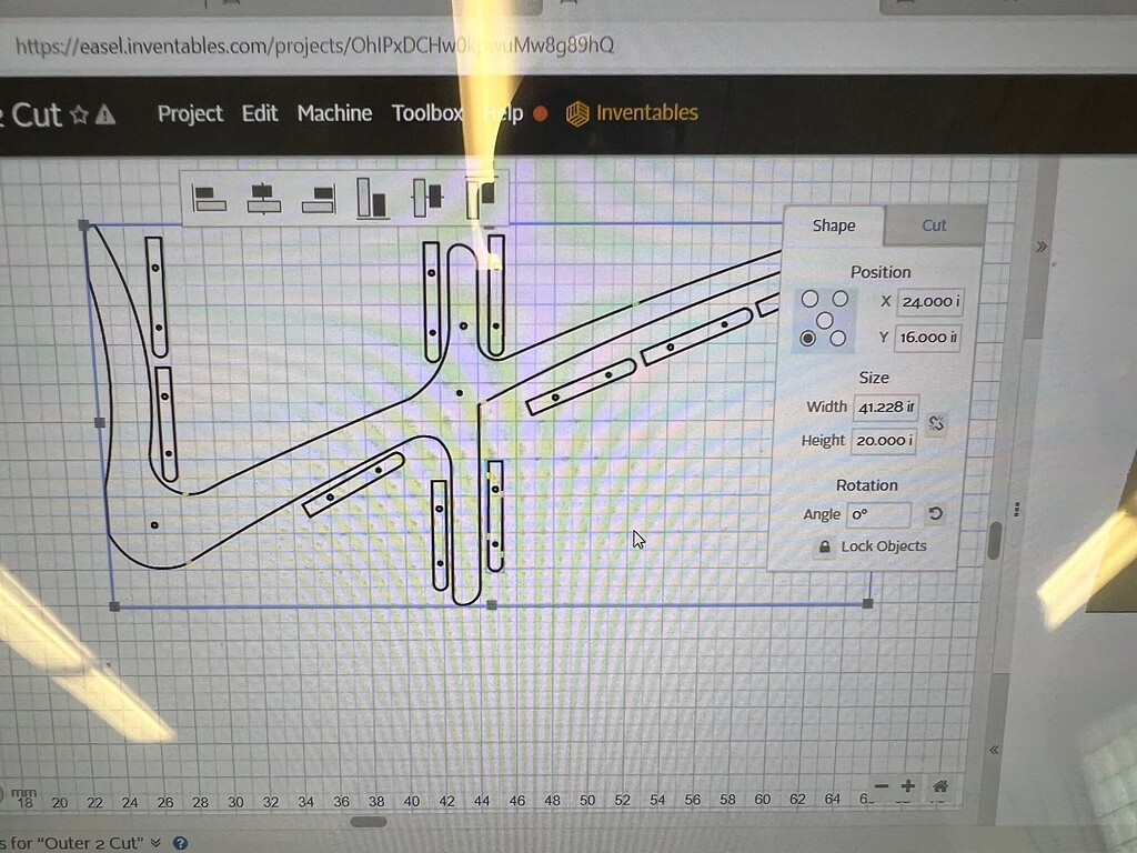 ShopBot Easel corner rounding Wood Shop MakeICT