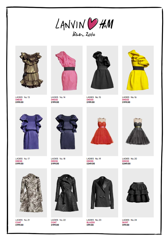 LANVIN Hearts H&M Hits Stores Makeup and Beauty blog