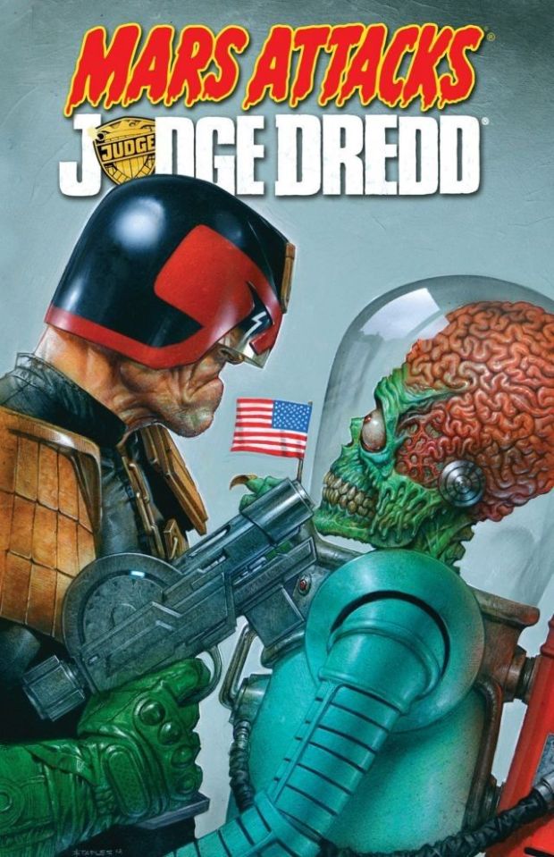 Comic Review Mars Attacks Judge Dredd Talking Pulp