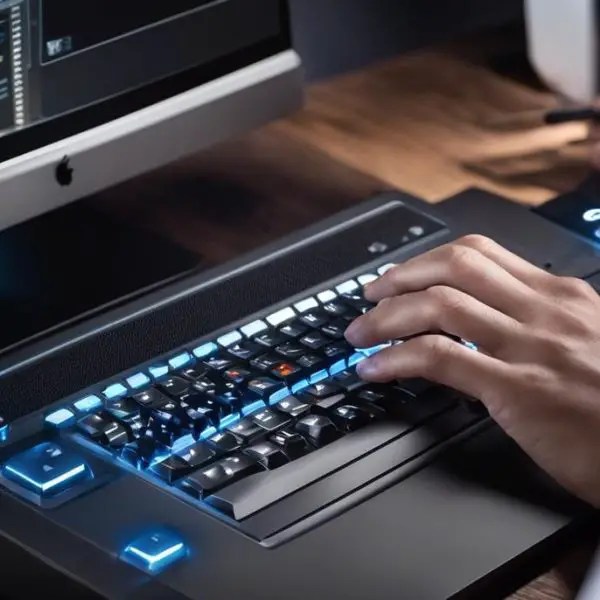 How do I use the tab key on an Android keyboard?