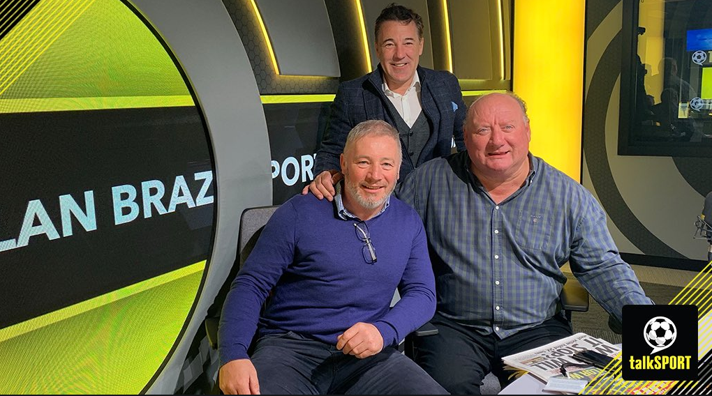 Alan Brazil Sports Breakfast LIVE from new talkSPORT studios Ally