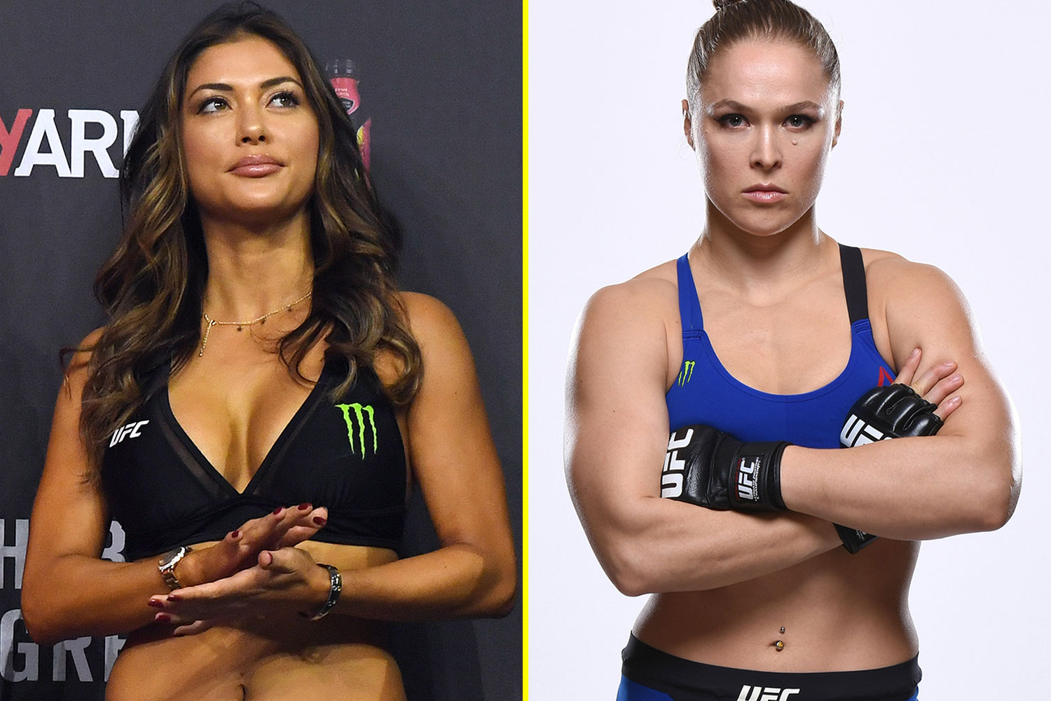 UFC ring girl Arianny Celeste, who is worth a reported £3.4m responds