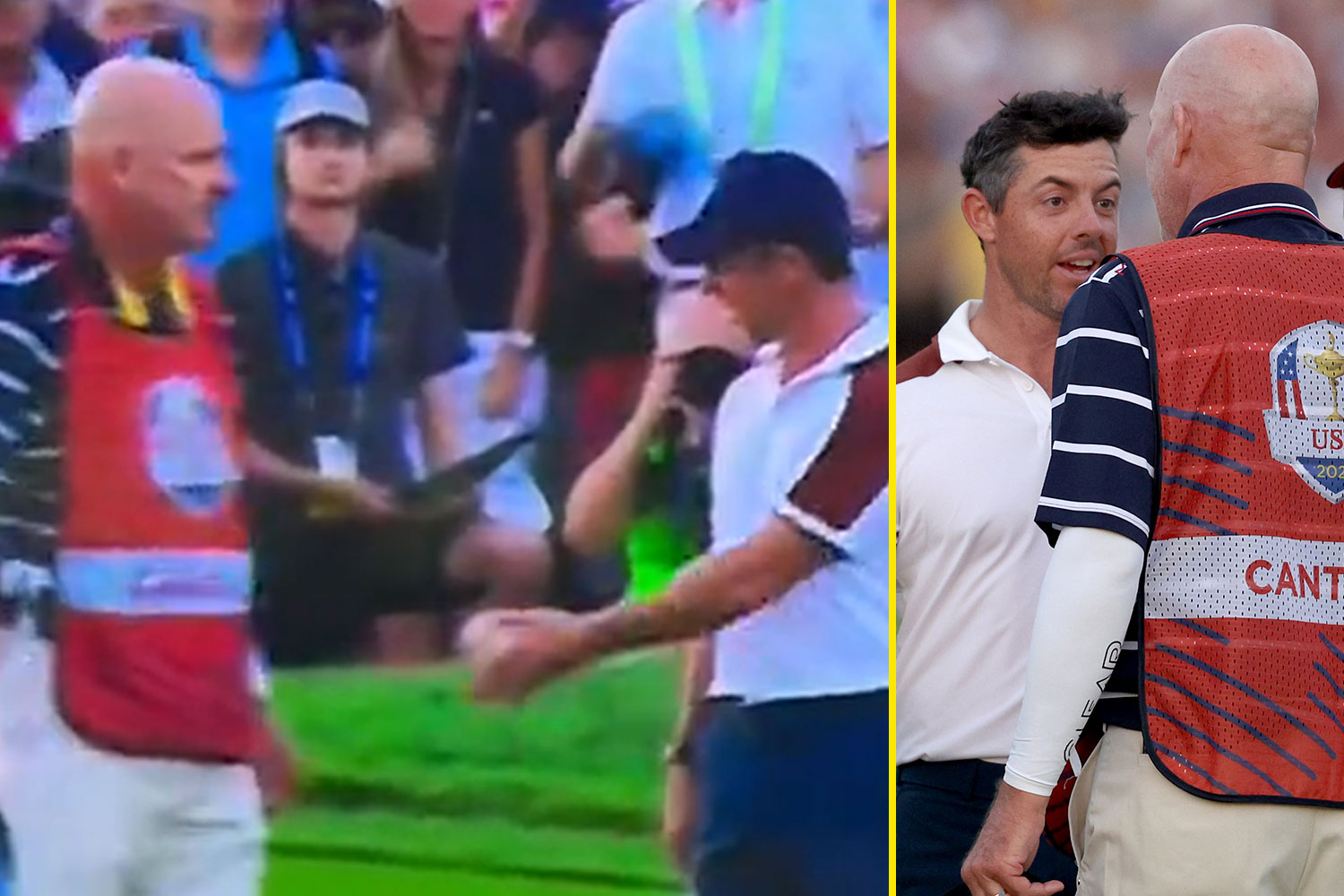 New angle shows why Rory McIlroy got so angry with USA caddie Joe