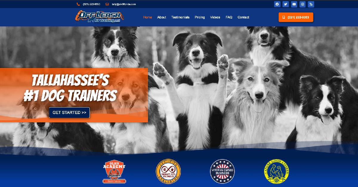 Off Leash K9 Training Tallahassee Dog Obedience Training