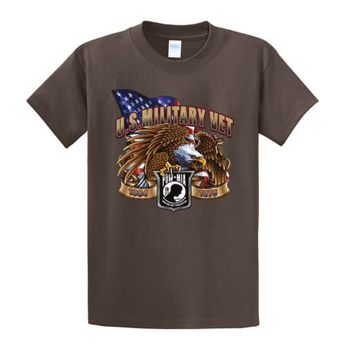 U.S. Military Vet Tall Graphic Tee Too Cool Apparel Men's Tall
