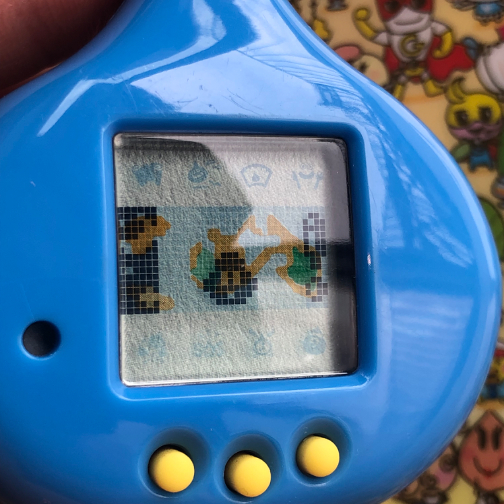 Dragon Quest Arukundesu Slime virtual pet pedometer Blue (original colour) Tamagotchi Center