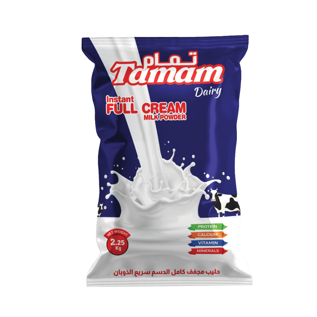 Full Cream Milk Powder 2.25kg Tamam