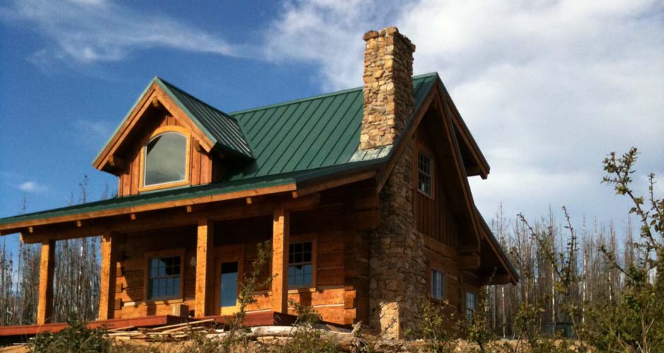 Tamarack log and Timber Homes