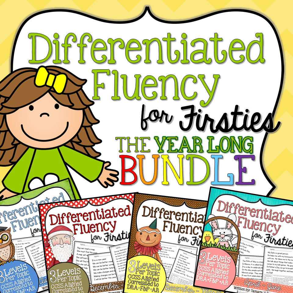 First Grade Fluency (Full Year Bundle) - Mrs. Russell's Room