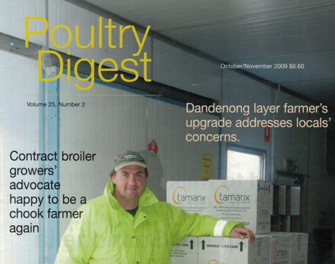 Media Tamarix poultry egg farm located in East Dandenong South