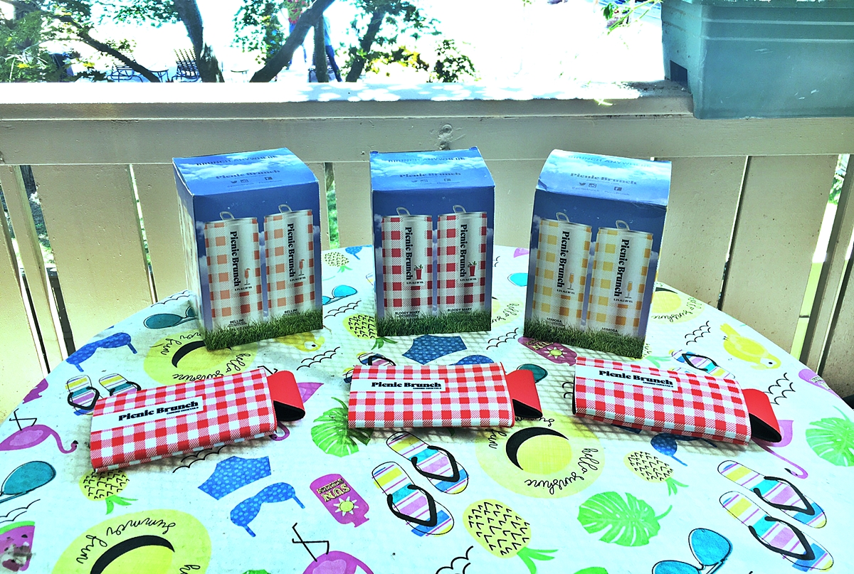 Easy brunch anywhere with Picnic Brunch canned cocktails Luxe & Down