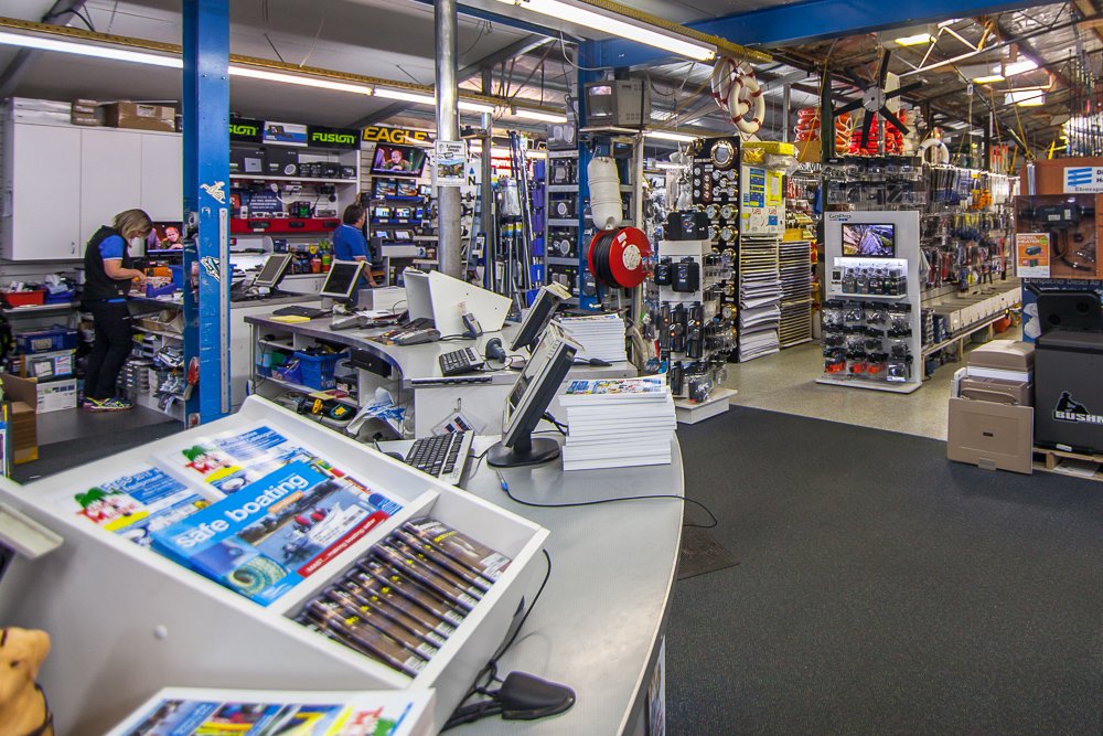 Inside the Store Tamar Marine Boating, Fishing & Marine Gear