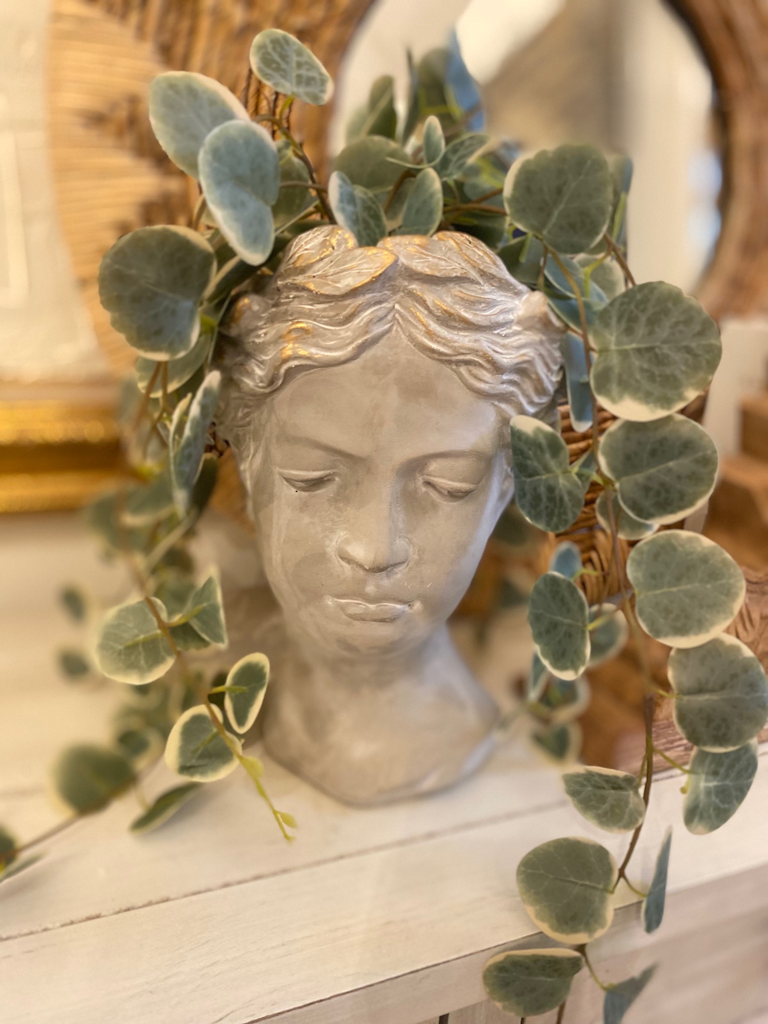 GRECIAN BUST POT FROM ANTHROPOLOGIE Tami's deals, dupes & DIY
