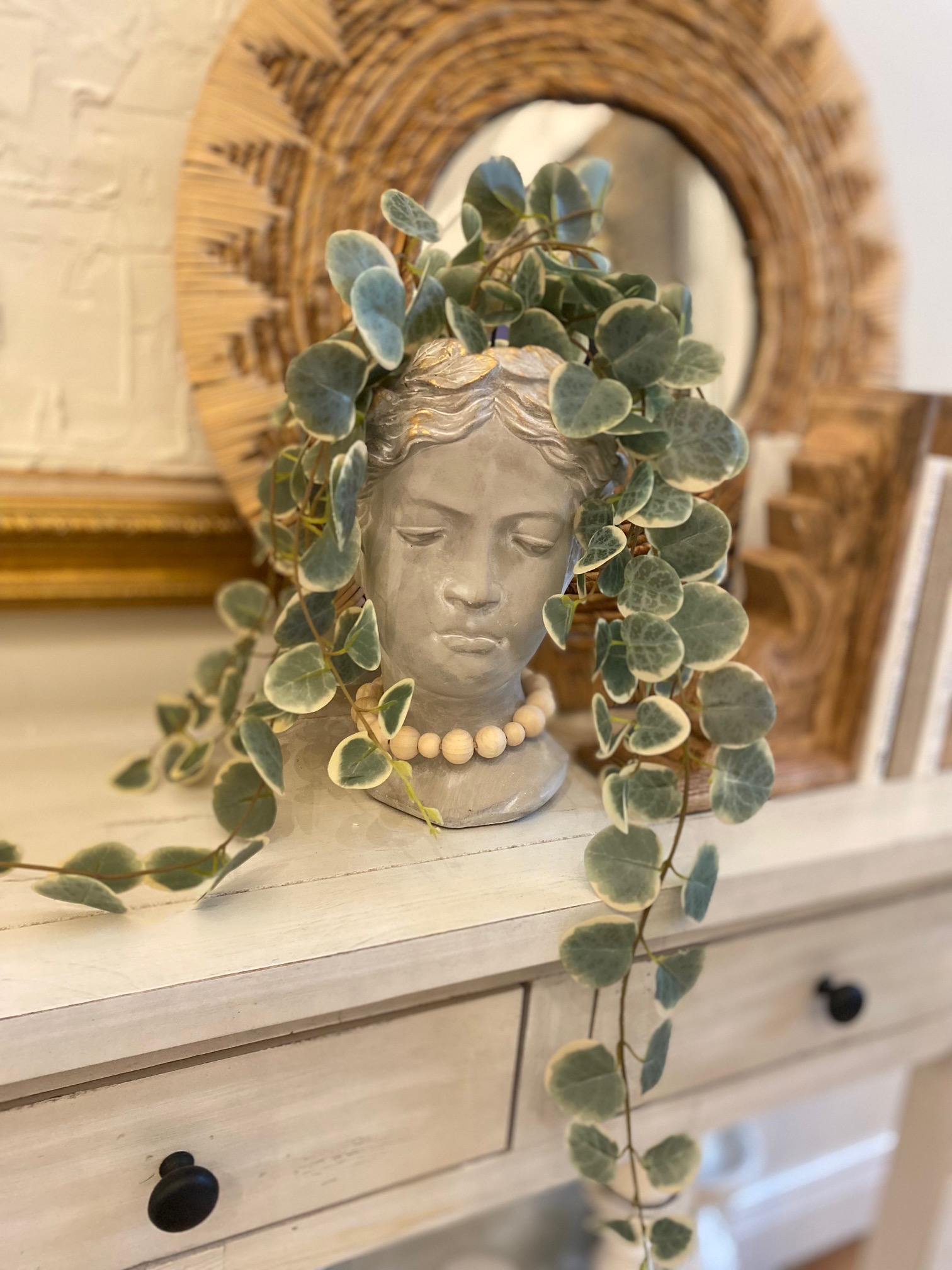 GRECIAN BUST POT FROM ANTHROPOLOGIE Tami's deals, dupes & DIY