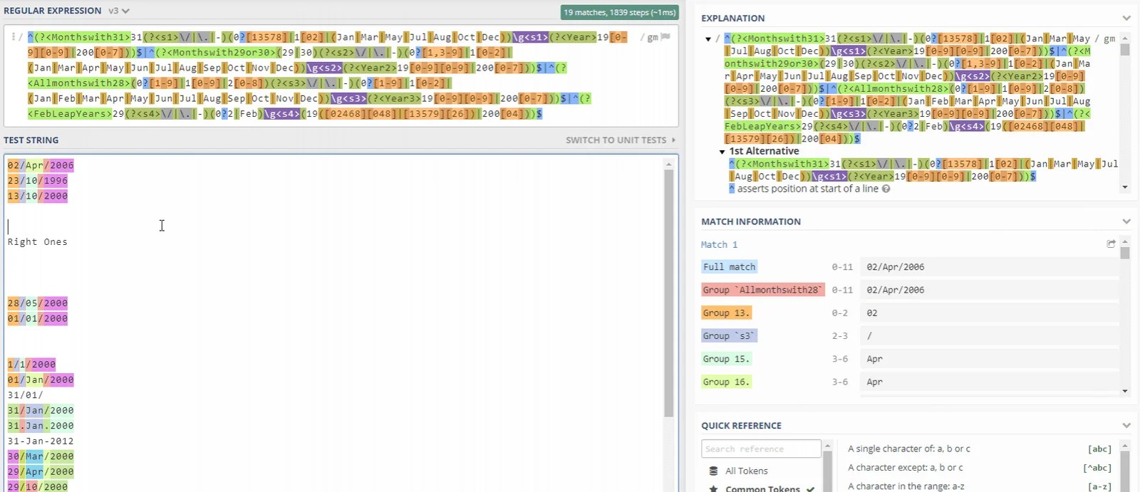 Advanced Date Matching with Regex 2 methods to validate Taming.Tech