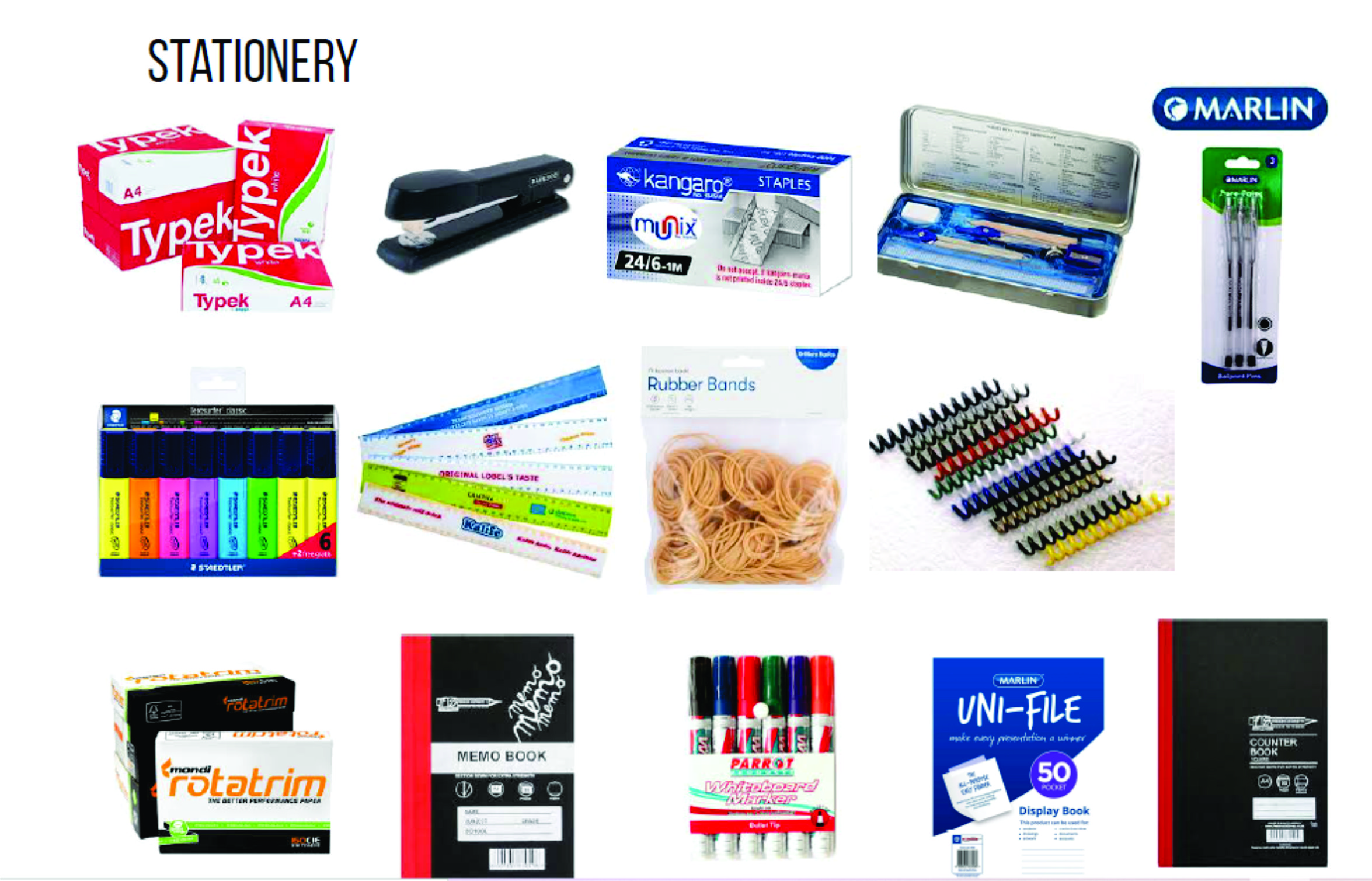 Suppliers of school and office stationery Suppliers of school and