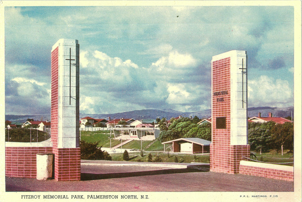 Fitzroy Memorial Park, Palmerston North Massey University Library