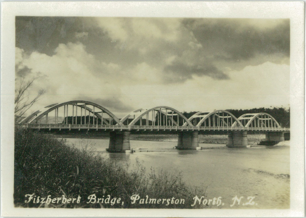 Fitzherbert Bridge, Palmerston North, New Zealand, circa 1936 1942