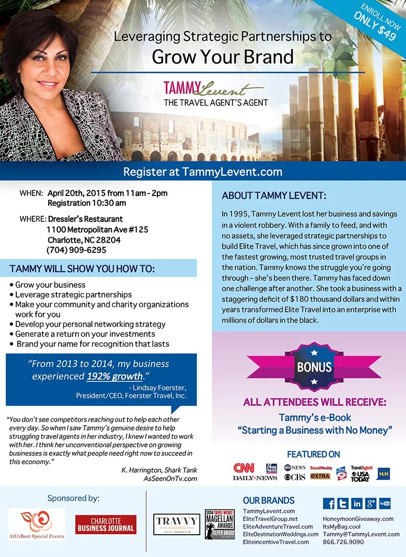 Leveraging Strategic Partnerships to Grow Your Brand Tammy Levent