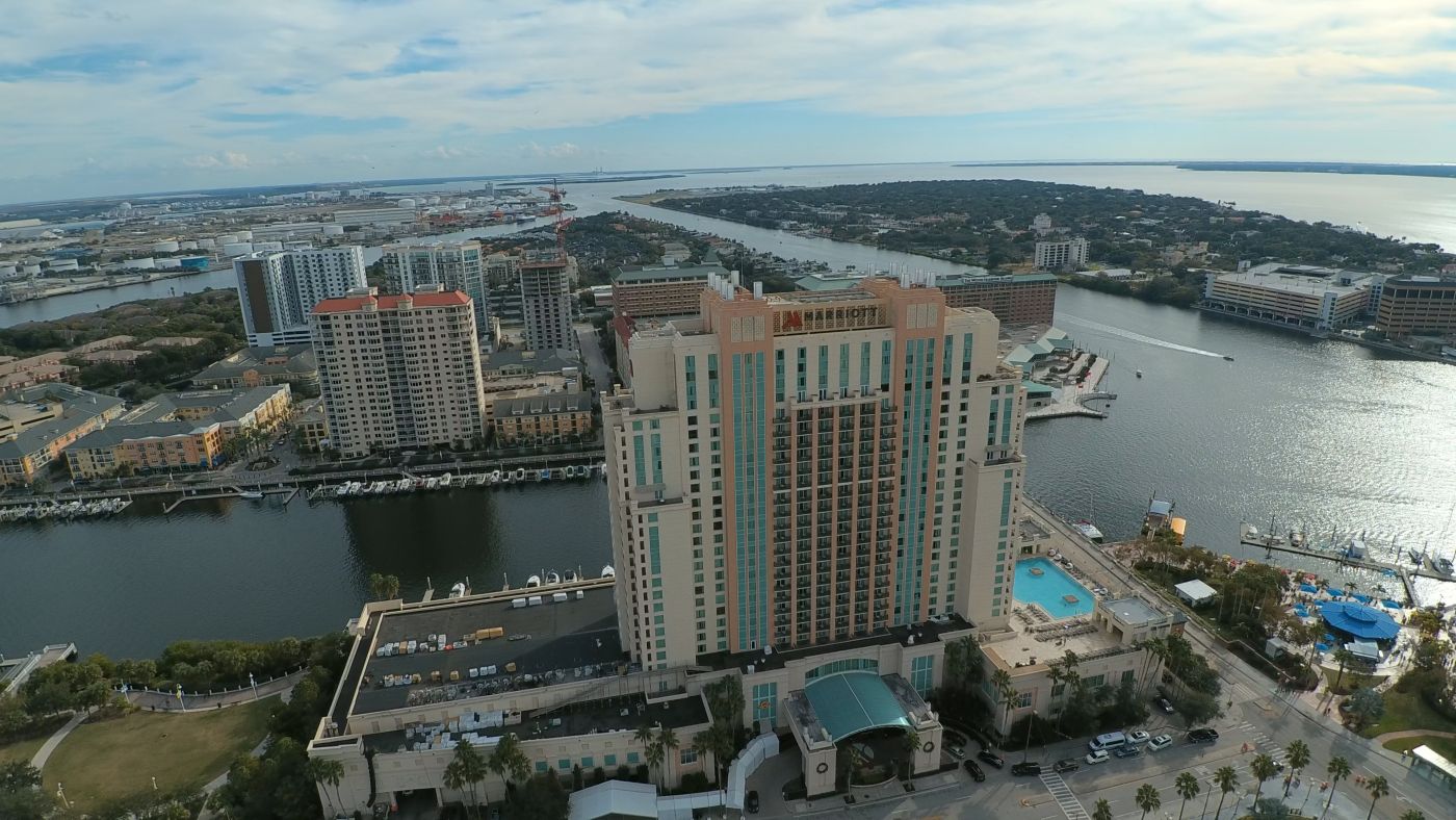 Marriott Waterside Tampa FL Tampa Aerial Media Aerial Media Service