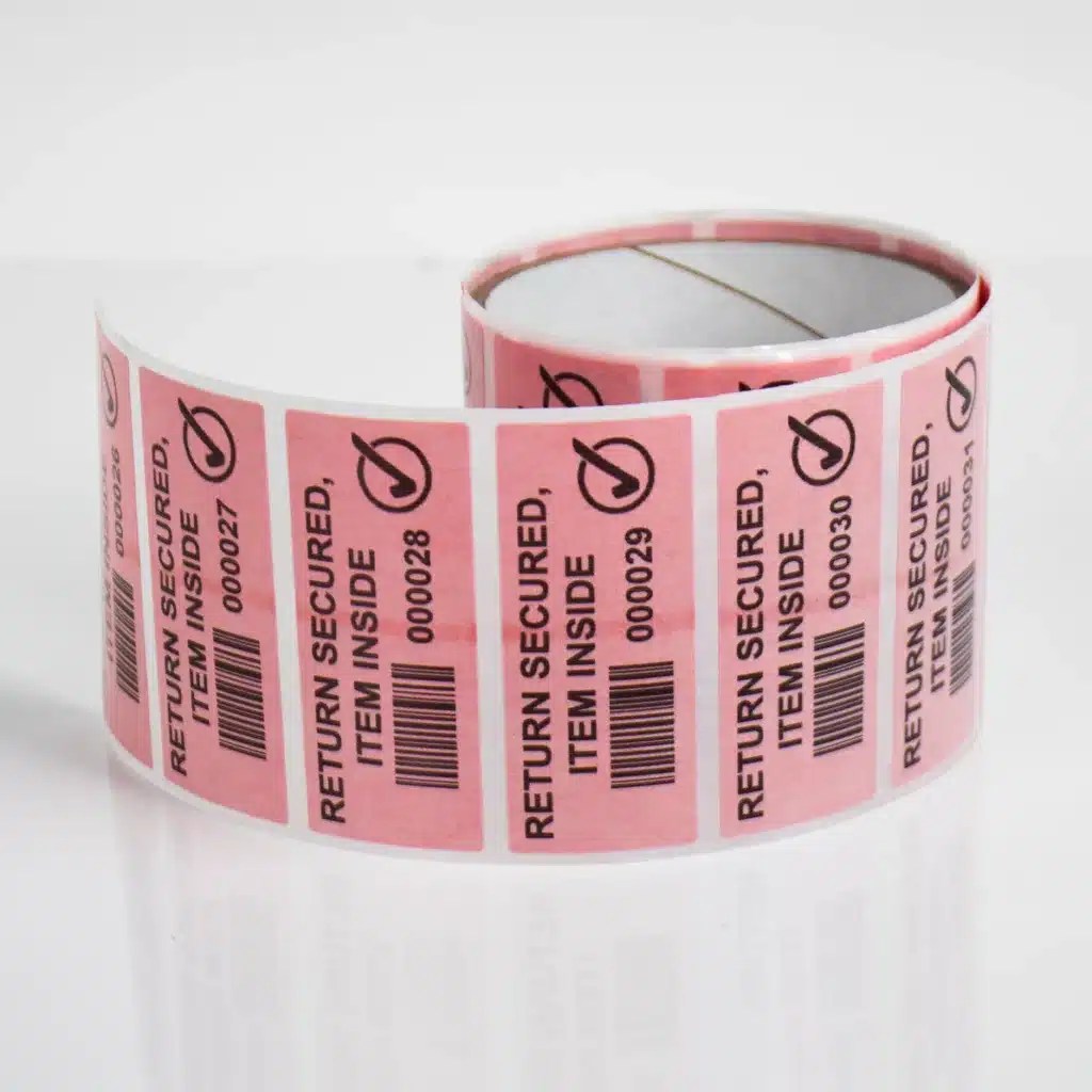 Tamper evident security tapes and labels gallery