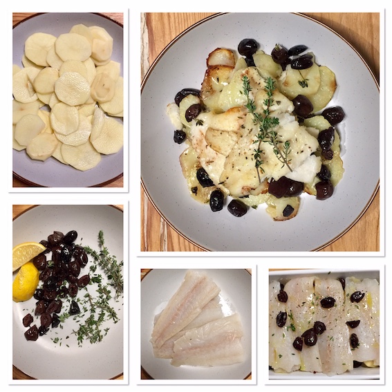 🥘 Baked cod with potatoes and olives HEAL