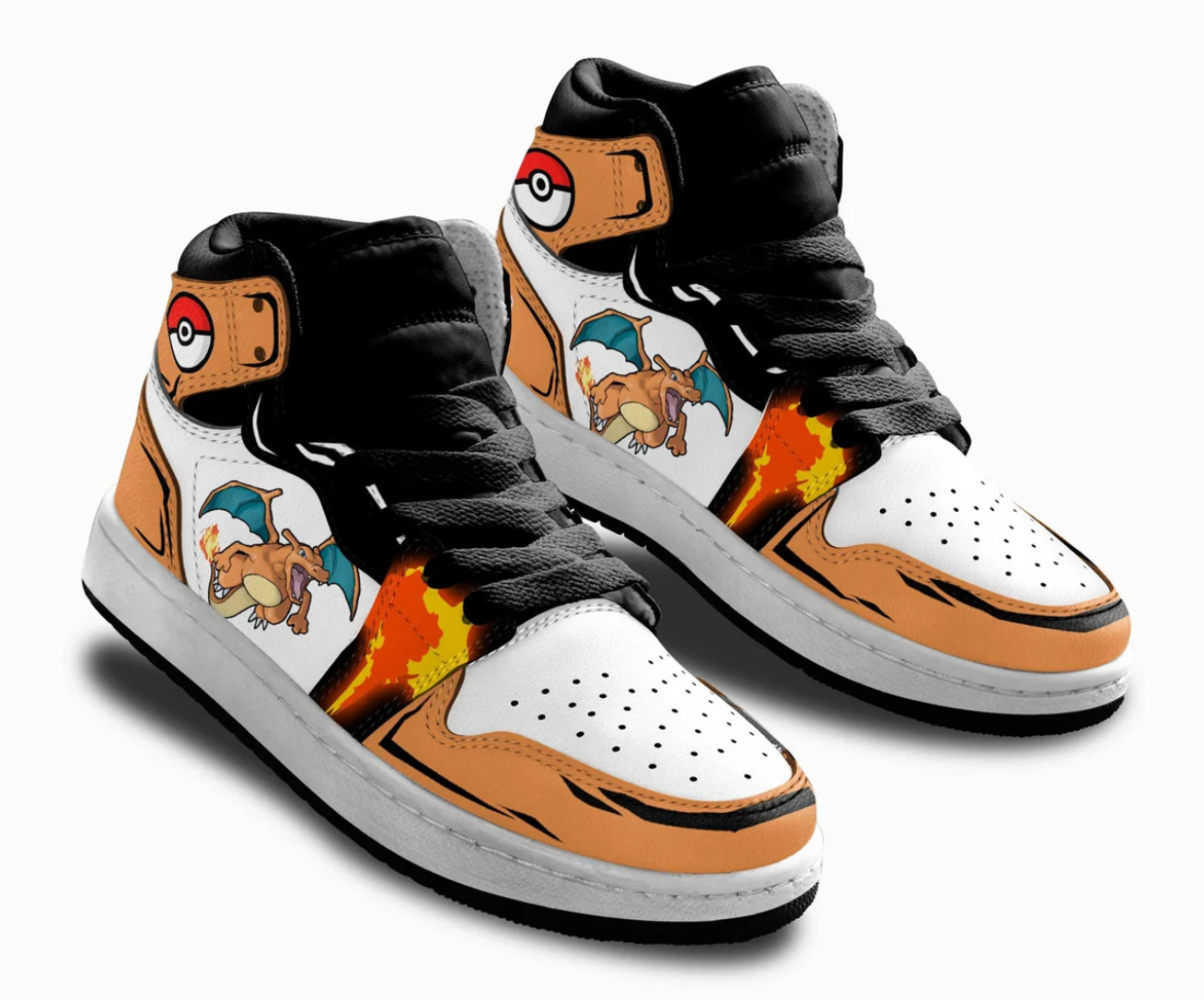 Charizard Sneakers Anime Custom Pokemon Shoes For Kids V04 On Sale