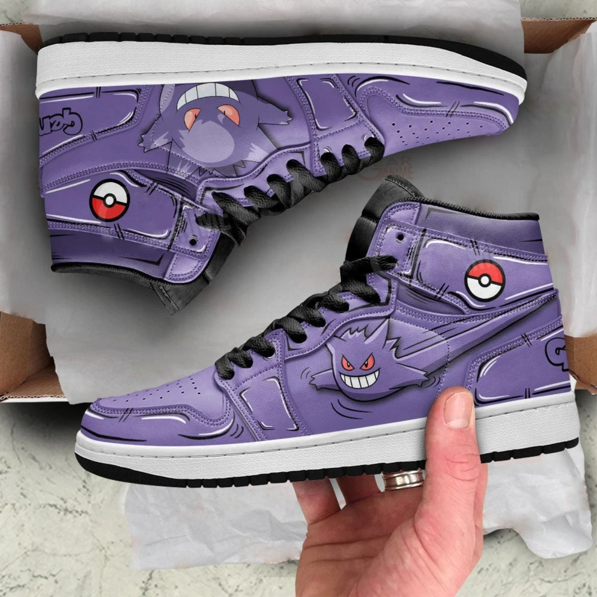 Gengar Pokemon Shoes Air Jordan 1 Custom Gengar Shoes V34 On Sale