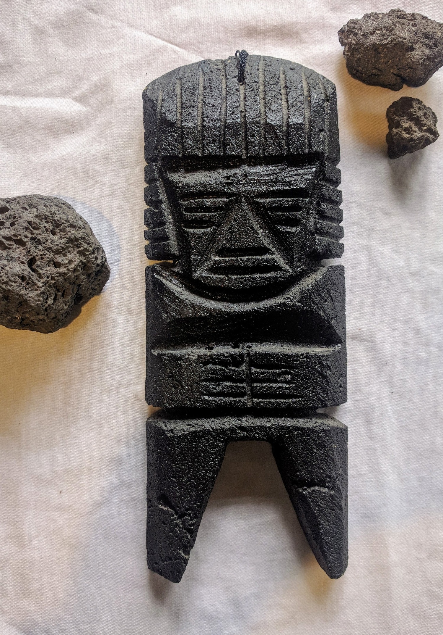 Tungurahua Volcanic Rock Carving Tandana