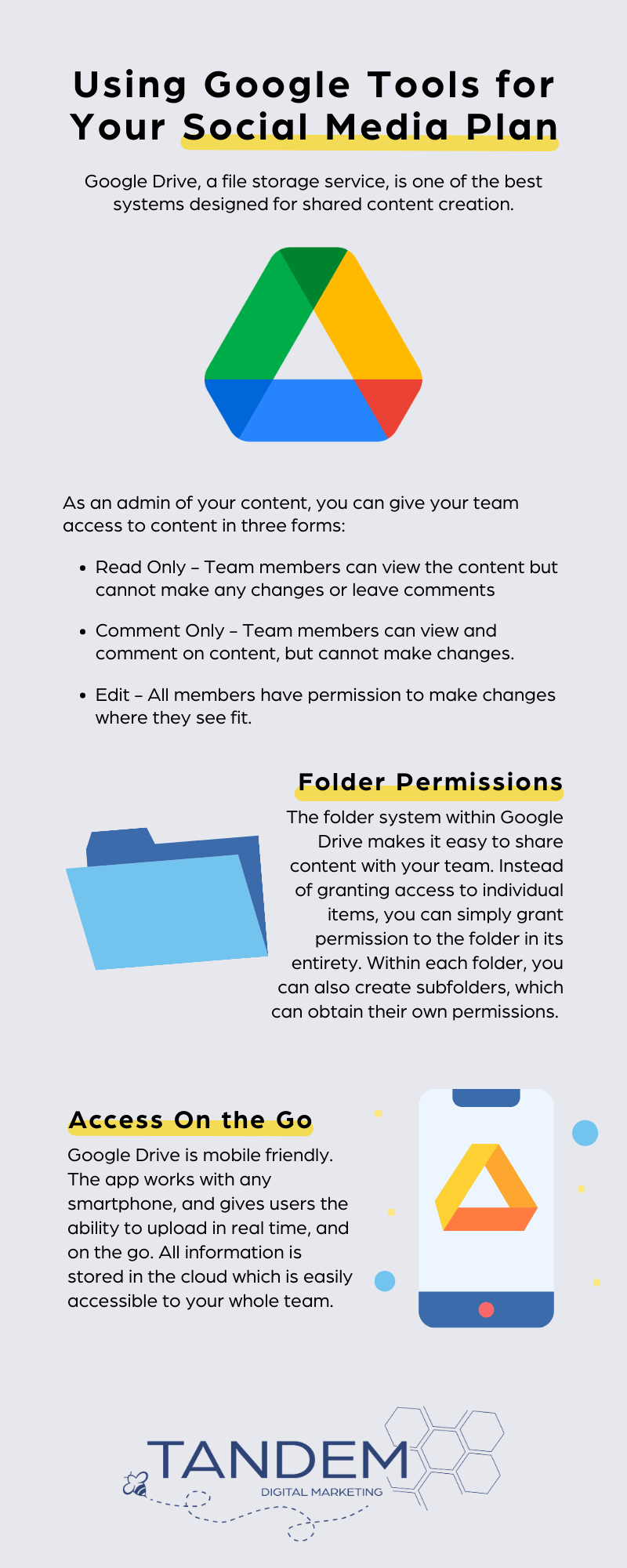 Using Google Drive to Organize Your Social Media Content Tandem