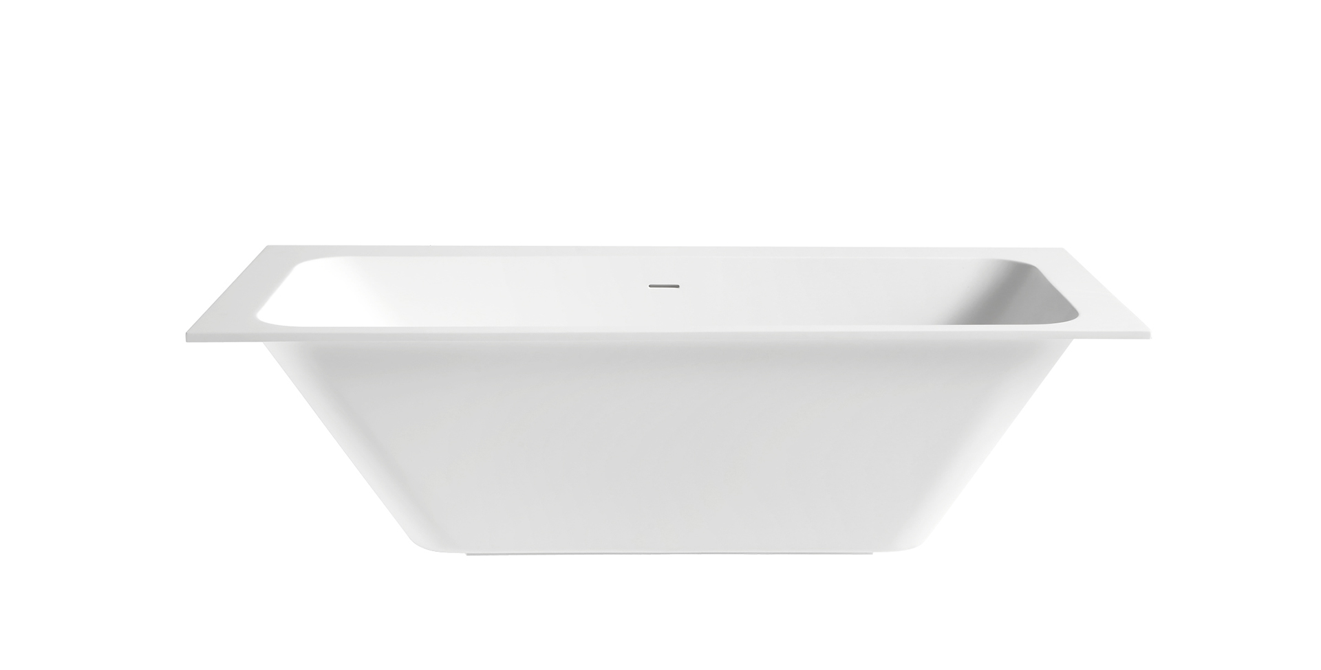 Luna undermount soaking bathtub Contemporary dropin tubs Solid black