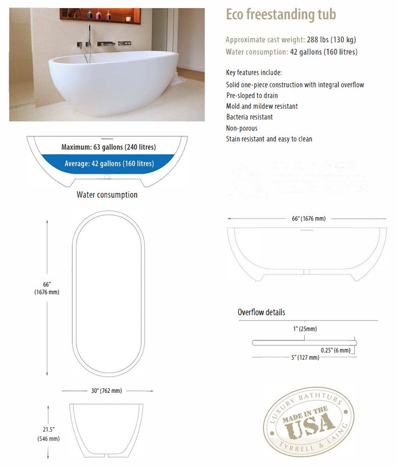 Ecofriendly freestanding luxury bathtub Soaking stone resin bathtub