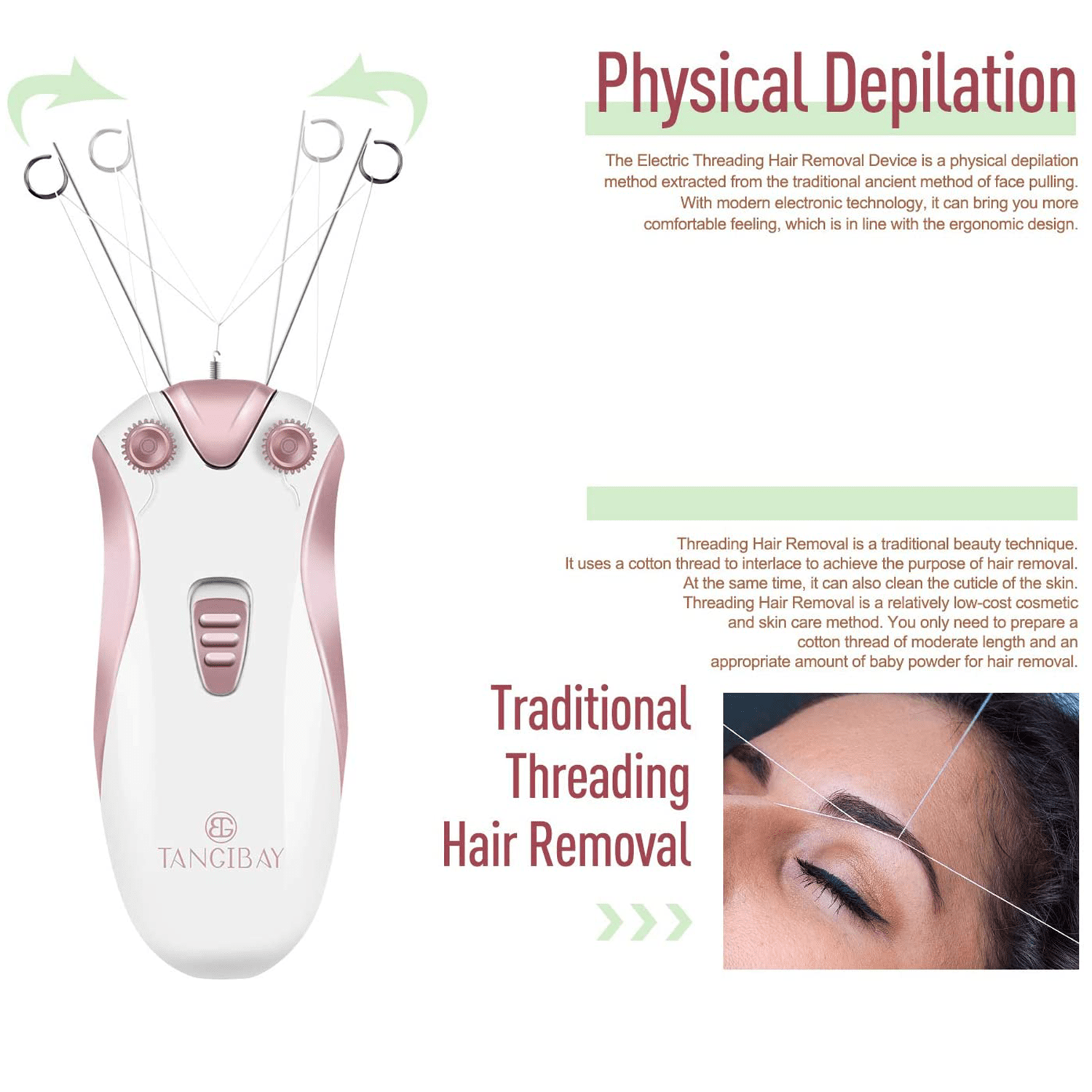 Threading Hair Removal Machine