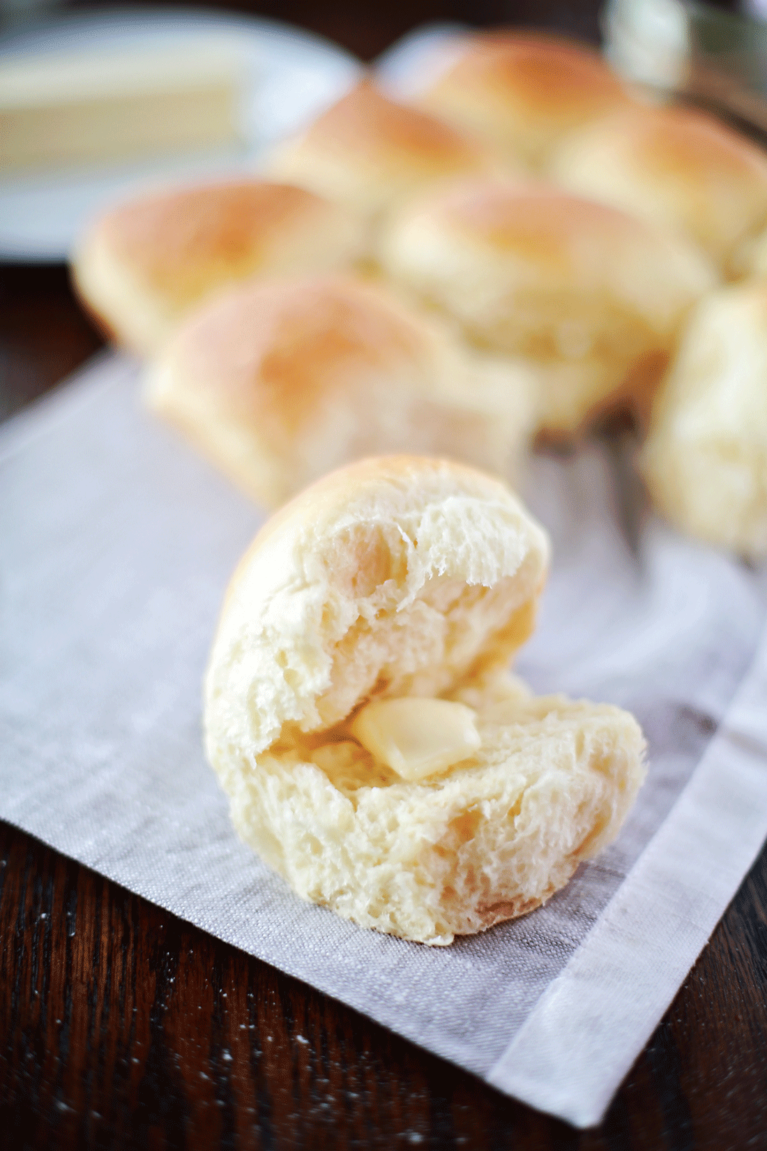Soft and Fluffy Breadmaker Butter Rolls Tangled with Taste