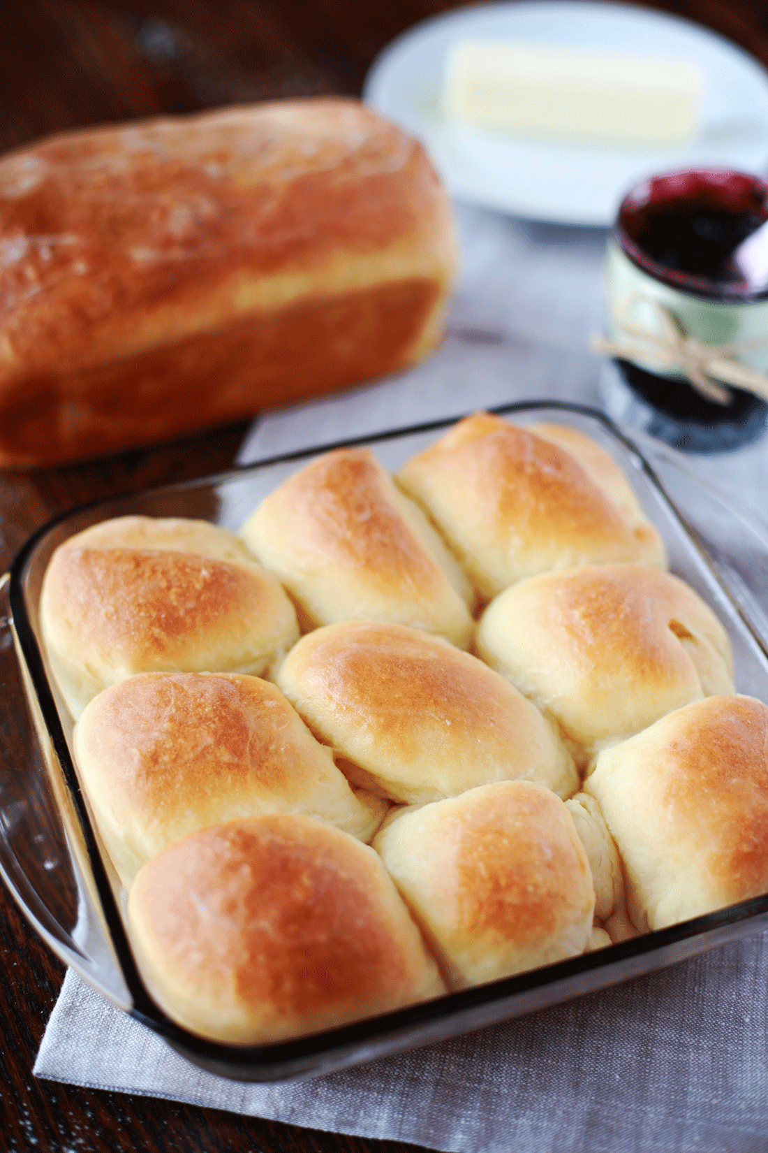 Soft and Fluffy Breadmaker Butter Rolls Tangled with Taste