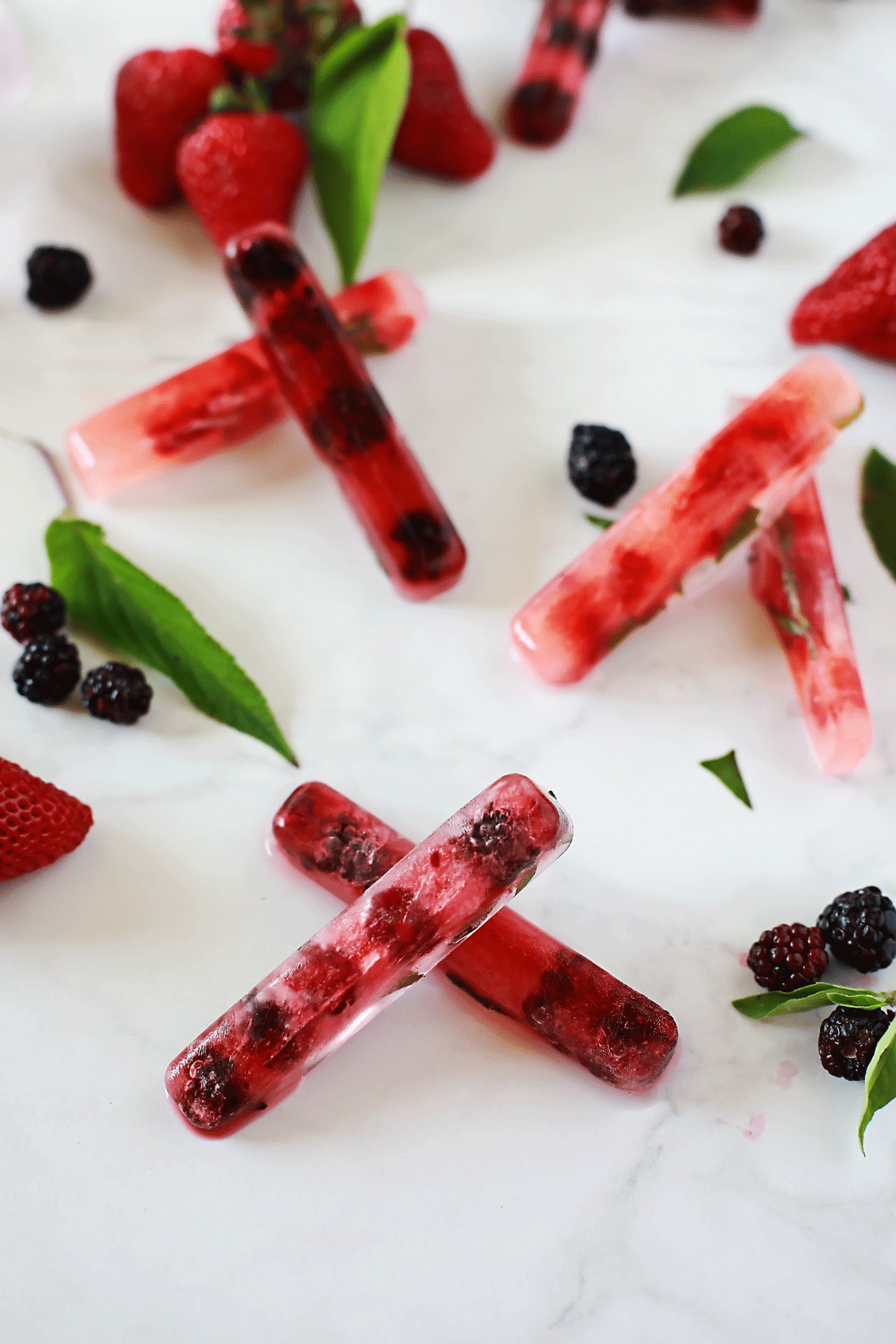 OntheGo Fruit and Herbs Ice Sticks Tangled with Taste