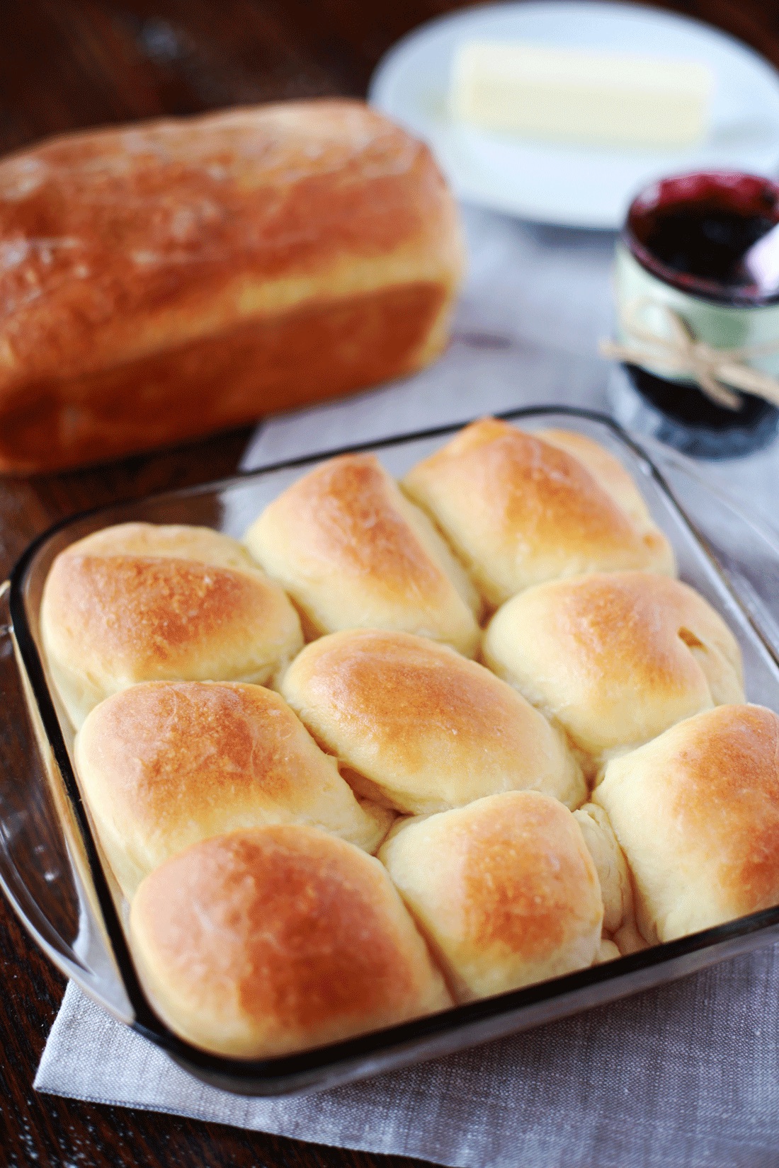 Soft and Fluffy Breadmaker Butter Rolls Tangled with Taste
