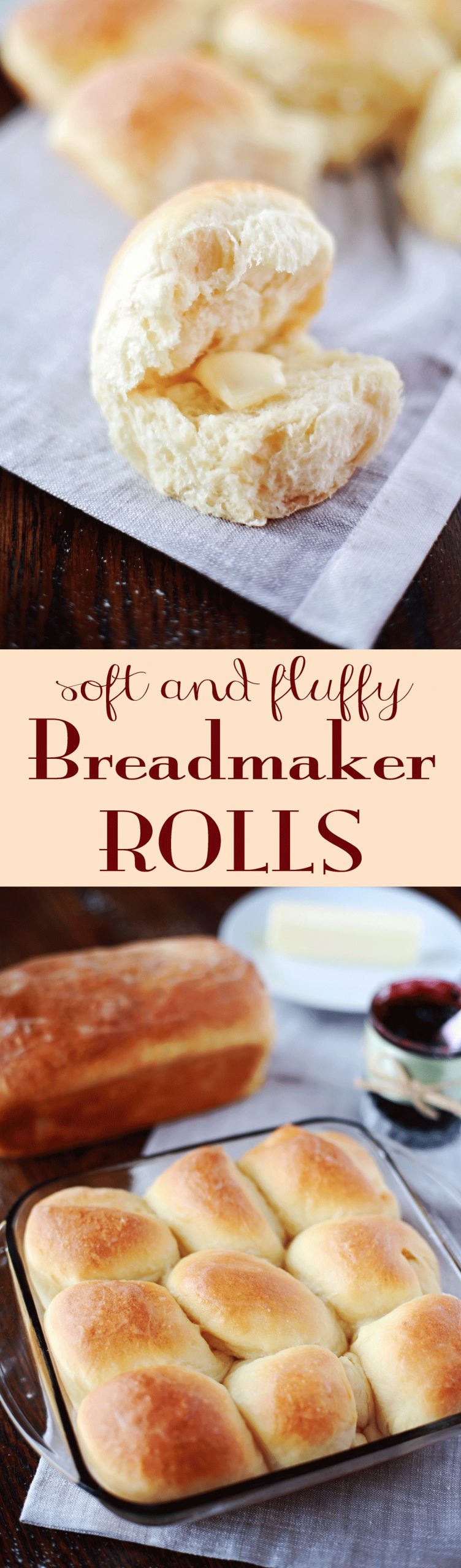 Soft and Fluffy Breadmaker Butter Rolls Tangled with Taste
