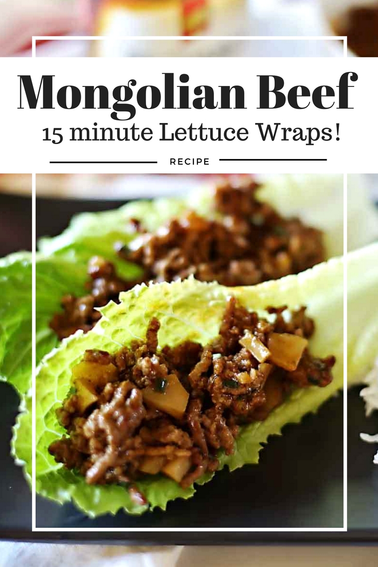 Mongolian Beef Lettuce Wraps Tangled with Taste