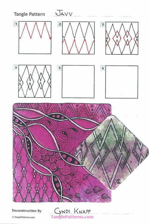 How to draw JAVV « TanglePatterns.com