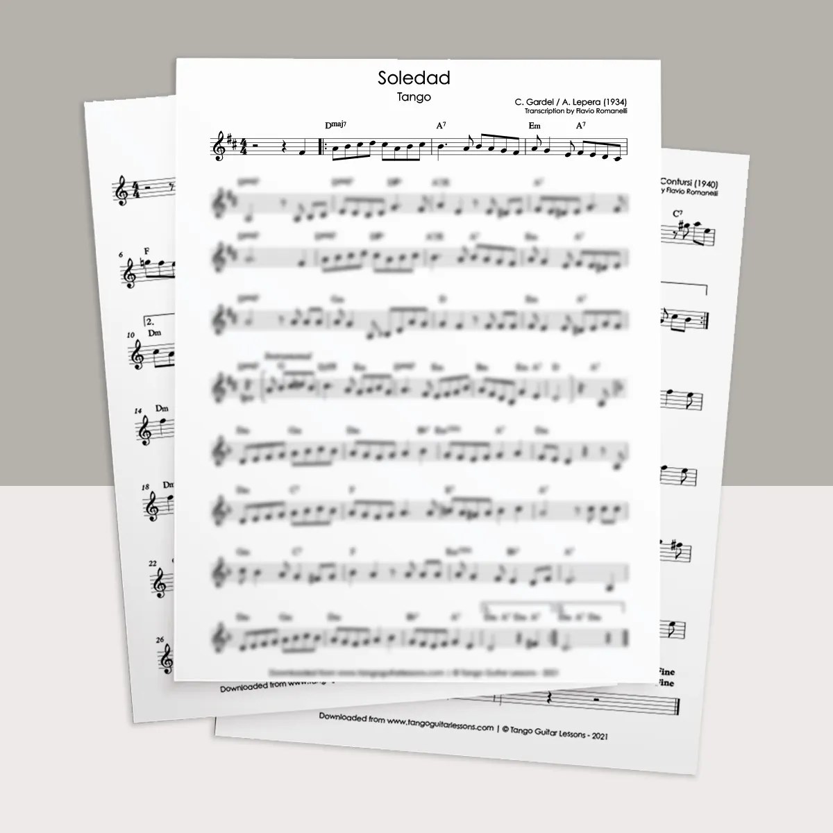 Soledad Tango Guitar Lessons