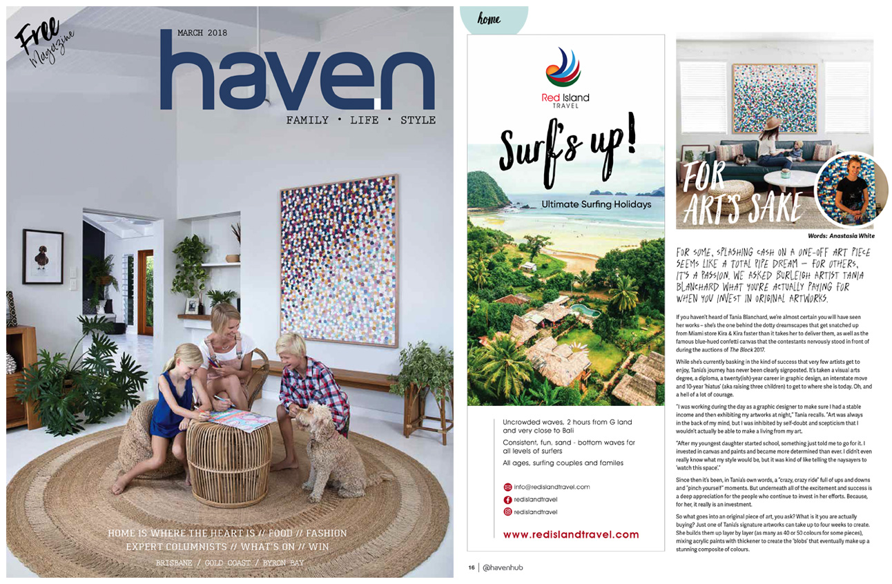 Haven Magazine March Issue 2018 Tania Blanchard Creative